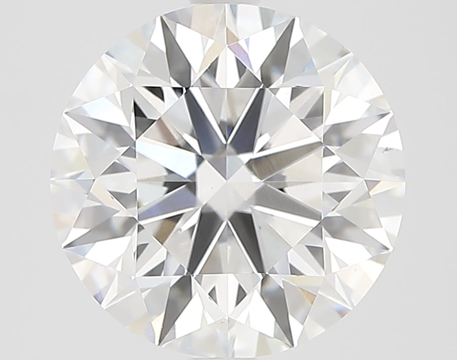 3.1 Carat Round Lab Diamond with  Cut Diamond in 14KT  view 1
