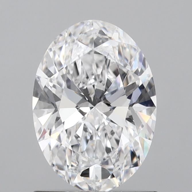1.08 Carat Oval Lab Diamond with  Cut Diamond in 14KT  view 1
