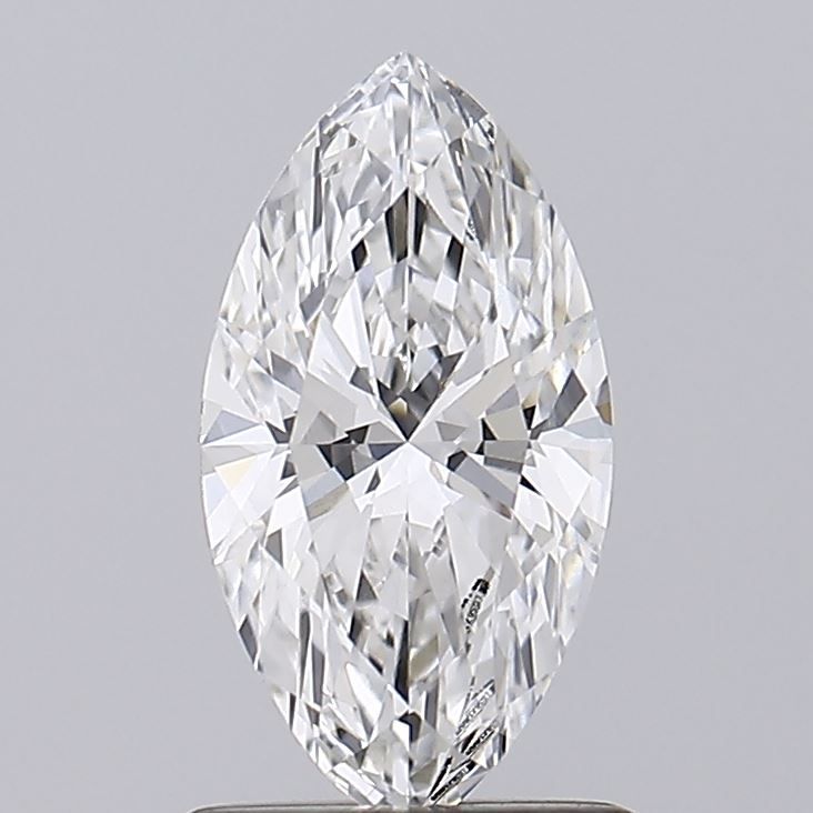 1.02 Carat Marquise Lab Diamond with  Cut Diamond in 14KT  view 1
