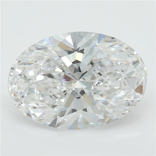 1.51 Carat Oval Lab Diamond with  Cut Diamond in 14KT  view 1
