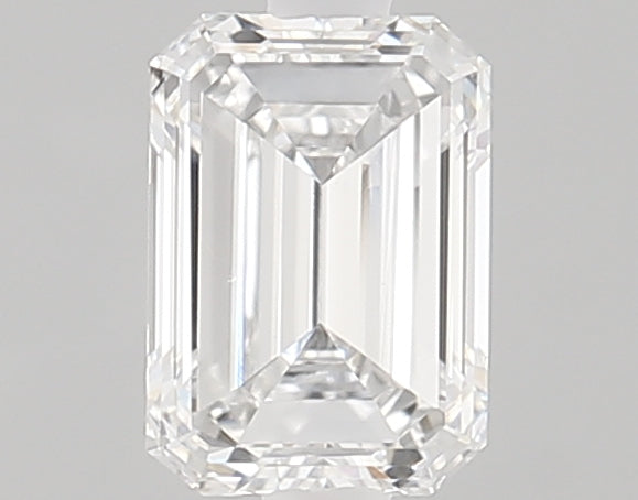 1.22 Carat Emerald Lab Diamond with  Cut Diamond in 14KT  view 1
