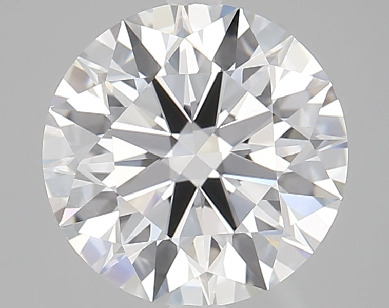 3.61 Carat Round Lab Diamond with  Cut Diamond in 14KT  view 1
