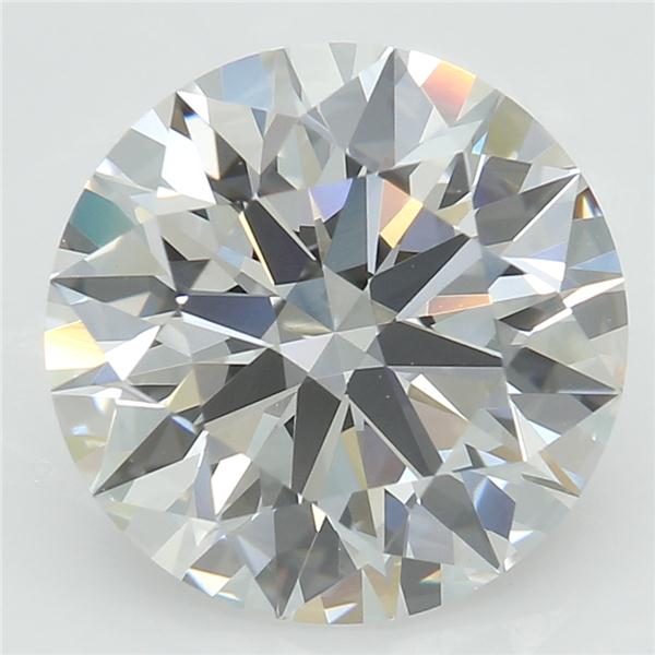 1.27 Carat Round Lab Diamond with  Cut Diamond in 14KT  view 1
