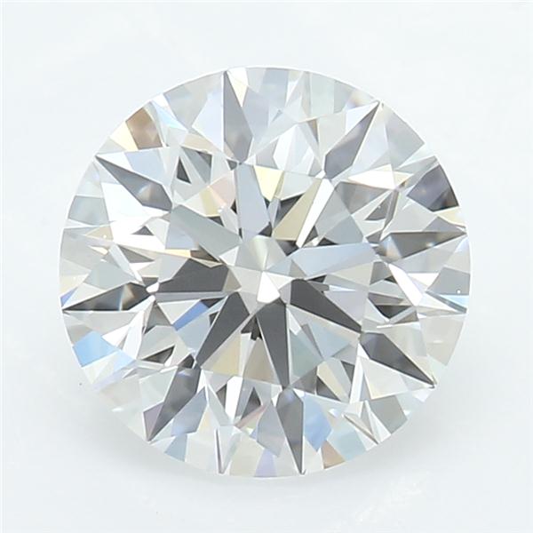1.32 Carat Round Lab Diamond with  Cut Diamond in 14KT  view 1
