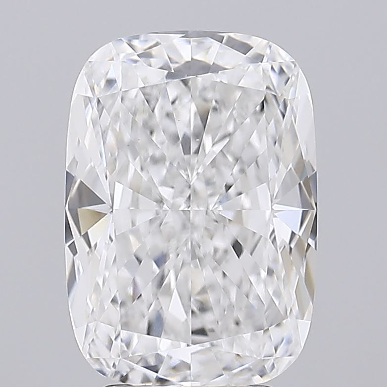 4.1 Carat Cushion Lab Diamond with  Cut Diamond in 14KT  view 1
