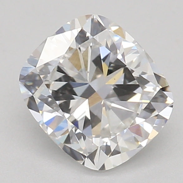 0.59 Carat Cushion Lab Diamond with  Cut Diamond in 14KT  view 1
