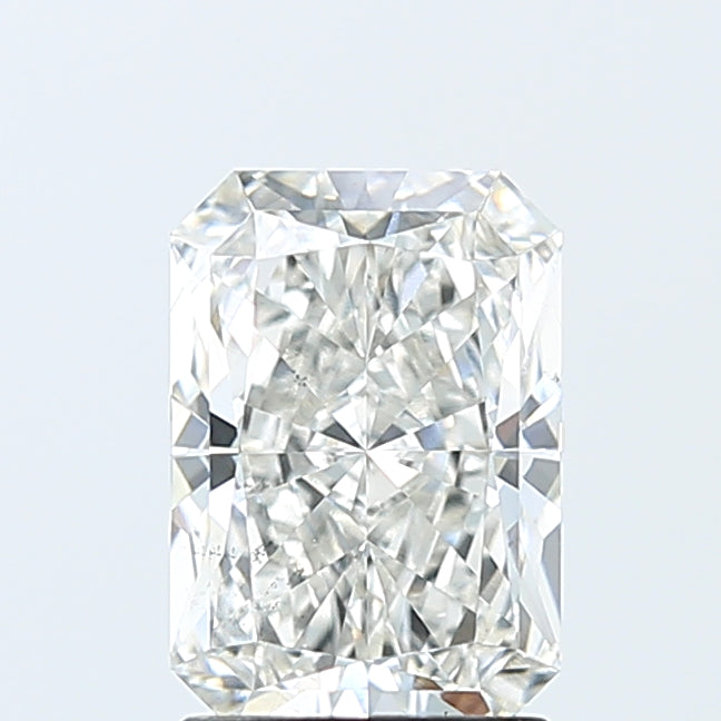 2.0 Carat Radiant Lab Diamond with  Cut Diamond in 14KT  view 1
