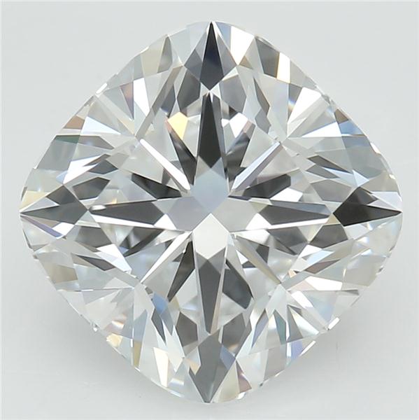 2.5 Carat Cushion Lab Diamond with  Cut Diamond in 14KT  view 1
