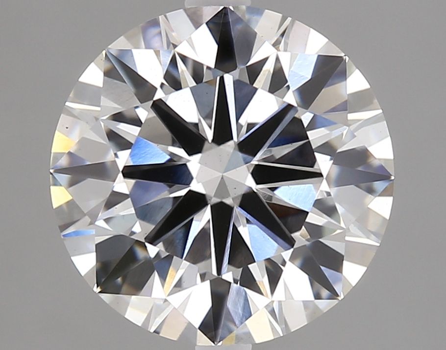 3.02 Carat Round Lab Diamond with  Cut Diamond in 14KT  view 1
