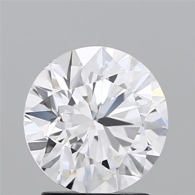 2.04 Carat Round Lab Diamond with  Cut Diamond in 14KT  view 1
