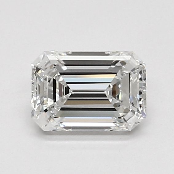 0.82 Carat Emerald Lab Diamond with  Cut Diamond in 14KT  view 1
