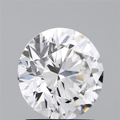 1.71 Carat Round Lab Diamond with  Cut Diamond in 14KT  view 1
