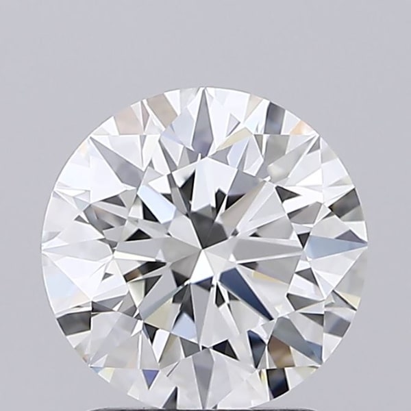 1.57 Carat Round Lab Diamond with  Cut Diamond in 14KT  view 1
