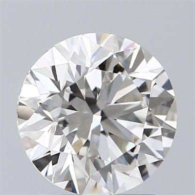 1.55 Carat Round Lab Diamond with  Cut Diamond in 14KT  view 1
