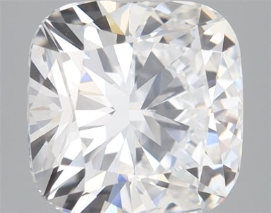 2.07 Carat Cushion Lab Diamond with  Cut Diamond in 14KT  view 1
