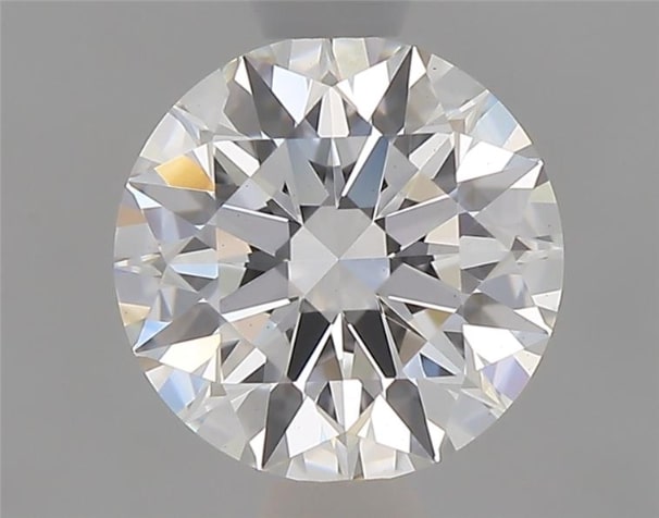 1.72 Carat Round Lab Diamond with  Cut Diamond in 14KT  view 1
