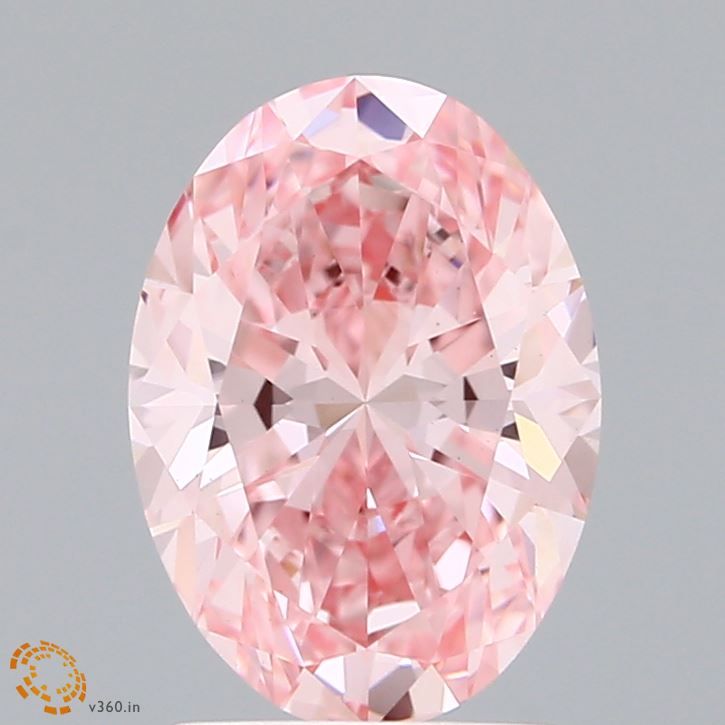 2.04 Carat Oval Lab Diamond with  Cut Diamond in 14KT  view 1
