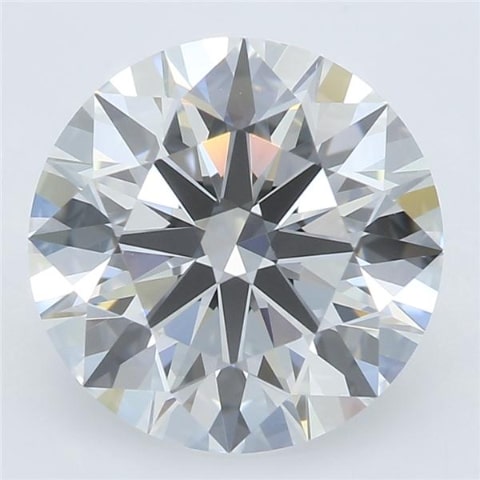 1.5 Carat Round Lab Diamond with  Cut Diamond in 14KT  view 1
