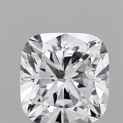 2.01 Carat Cushion Lab Diamond with  Cut Diamond in 14KT  view 1
