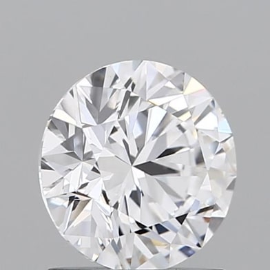 1.31 Carat Round Lab Diamond with  Cut Diamond in 14KT  view 1
