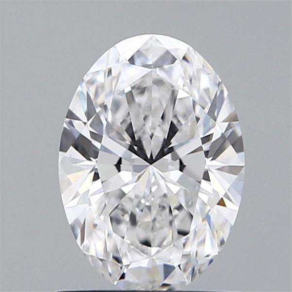 1.03 Carat Oval Lab Diamond with  Cut Diamond in 14KT  view 1
