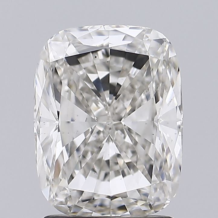 2.16 Carat Cushion Lab Diamond with  Cut Diamond in 14KT  view 1
