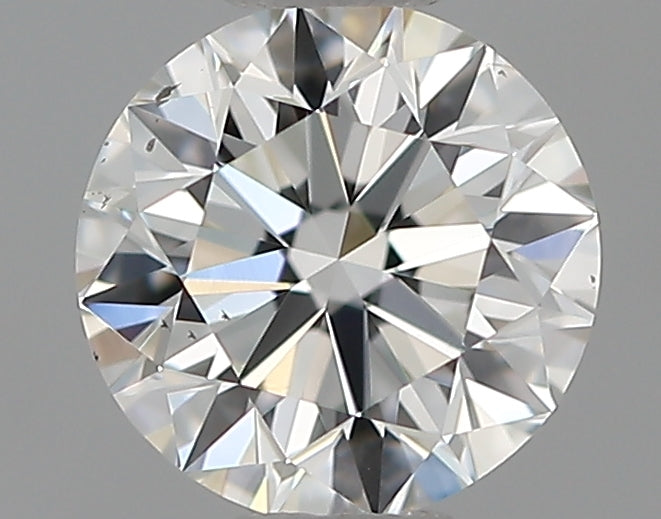 0.4 Carat Round Natural Diamond with  Cut Diamond in 14KT  view 1
