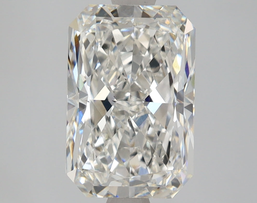 2.33 Carat Radiant Lab Diamond with  Cut Diamond in 14KT  view 1
