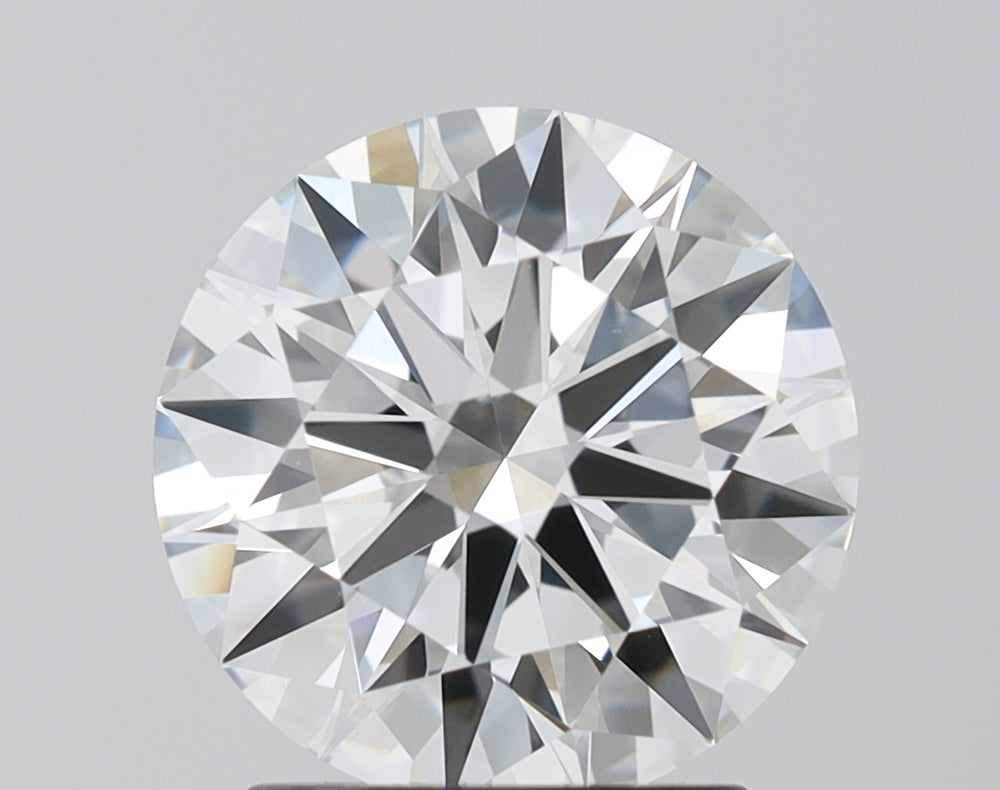 2.04 Carat Round Lab Diamond with  Cut Diamond in 14KT  view 1

