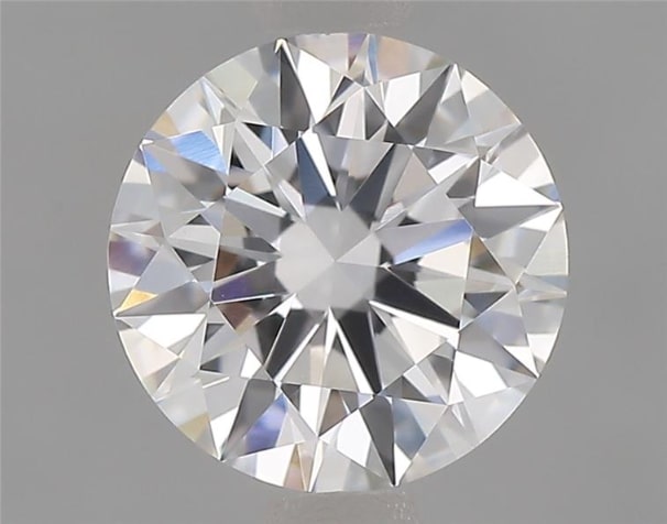1.6 Carat Round Lab Diamond with  Cut Diamond in 14KT  view 1
