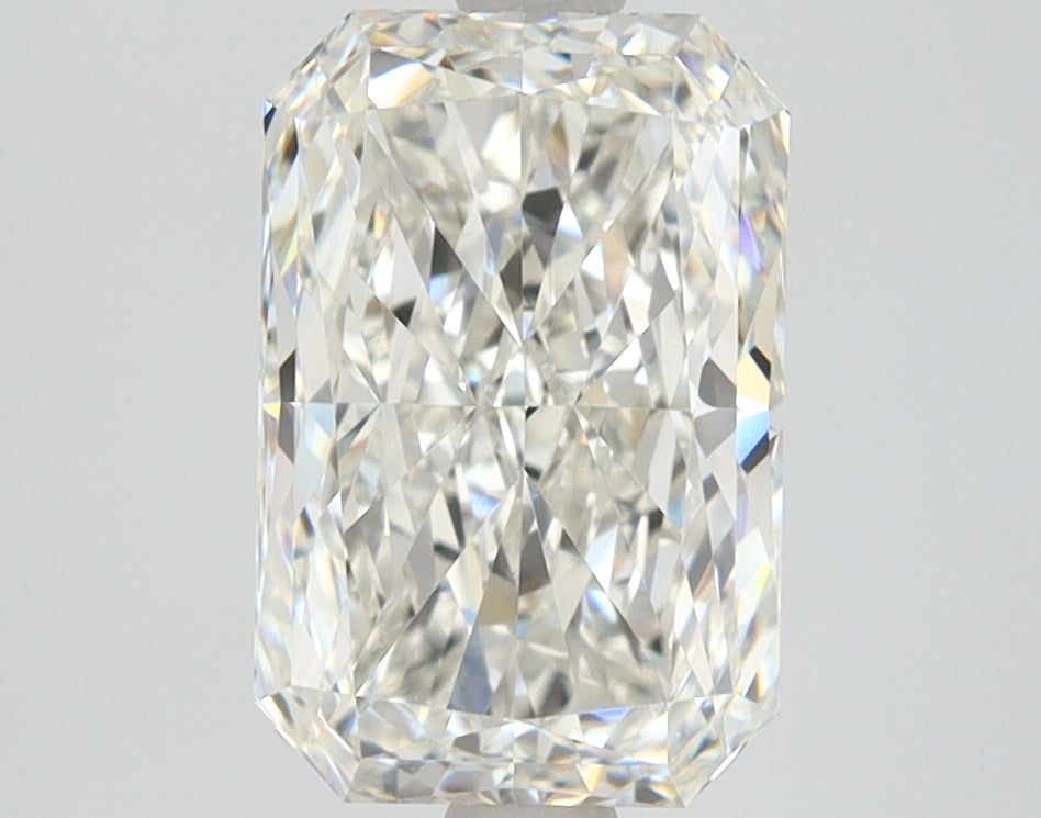 2.31 Carat Radiant Lab Diamond with  Cut Diamond in 14KT  view 1

