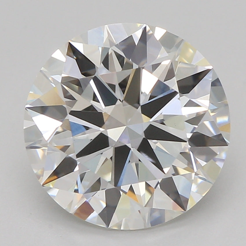 2.05 Carat Round Lab Diamond with  Cut Diamond in 14KT  view 1
