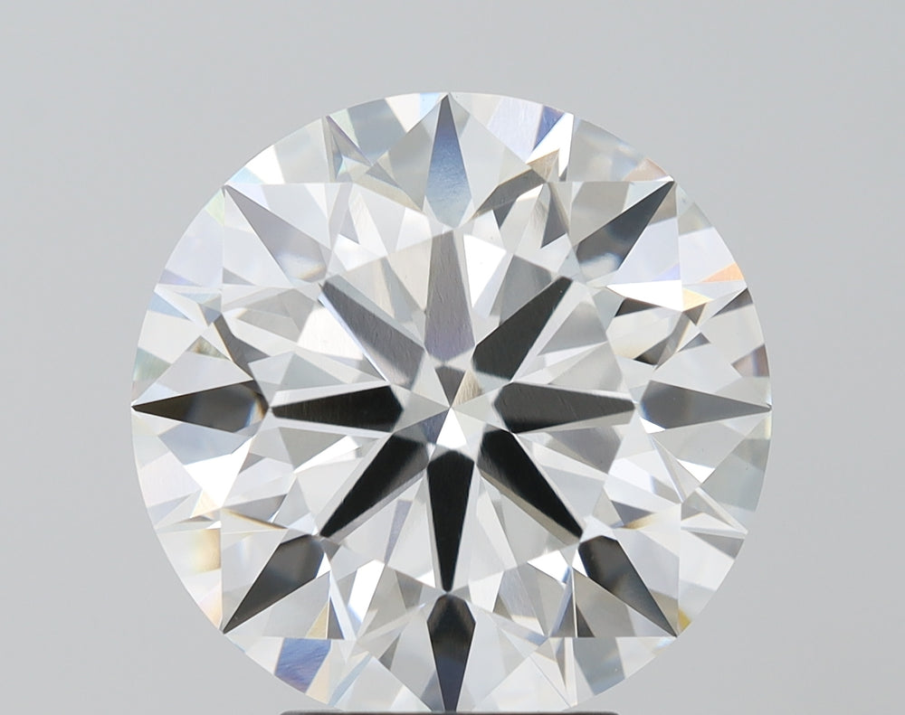 5.05 Carat Round Lab Diamond with  Cut Diamond in 14KT  view 1
