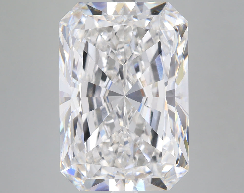 10.01 Carat Radiant Lab Diamond with  Cut Diamond in 14KT  view 1

