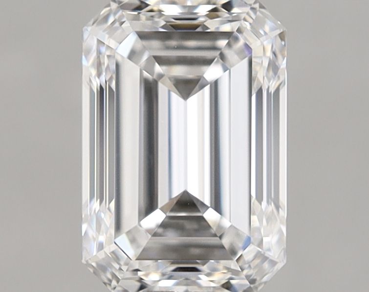 1.01 Carat Emerald Natural Diamond with  Cut Diamond in 14KT  view 1
