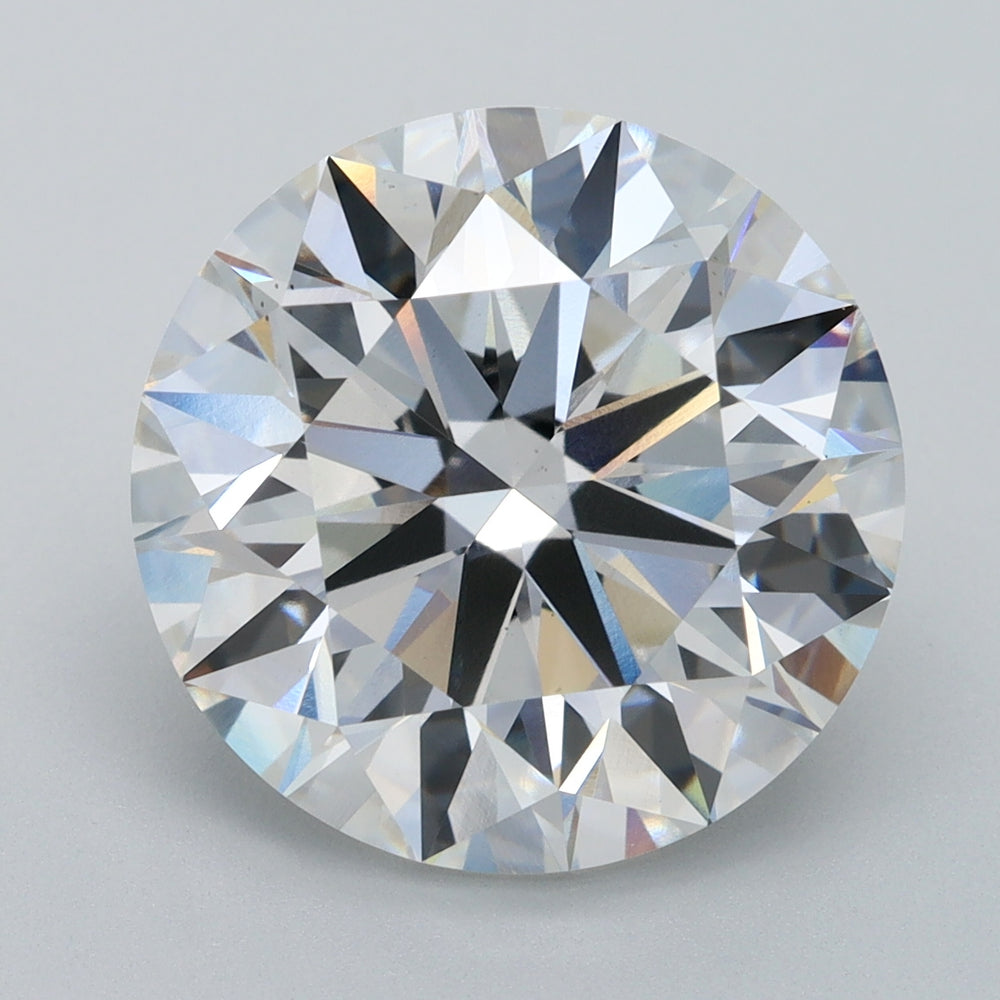 7.52 Carat Round Lab Diamond with  Cut Diamond in 14KT  view 1

