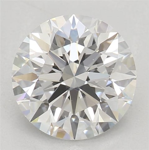 1.51 Carat Round Lab Diamond with  Cut Diamond in 14KT  view 1
