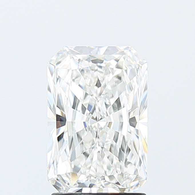 2.13 Carat Radiant Lab Diamond with  Cut Diamond in 14KT  view 1
