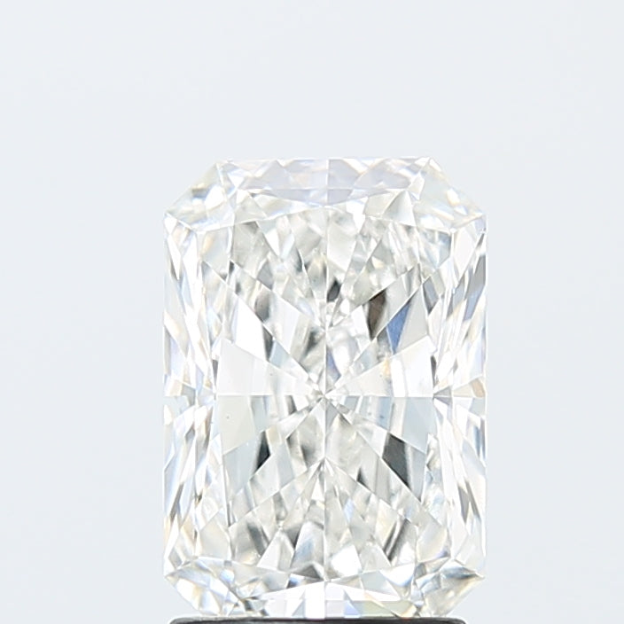 2.23 Carat Radiant Lab Diamond with  Cut Diamond in 14KT  view 1
