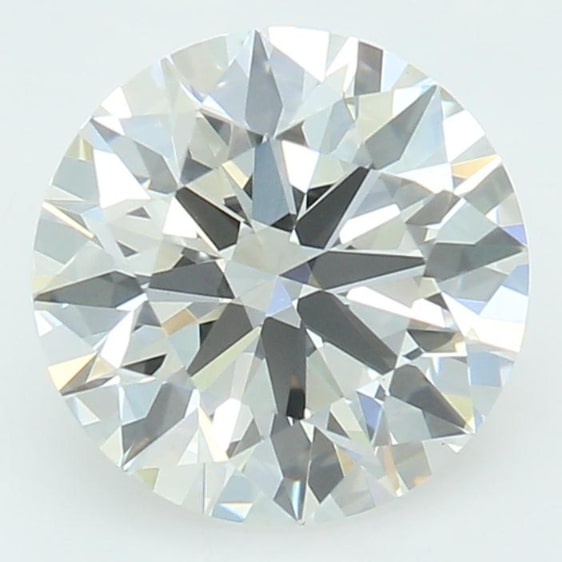 1.53 Carat Round Lab Diamond with  Cut Diamond in 14KT  view 1

