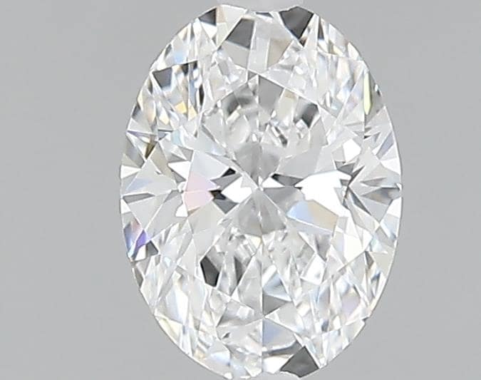 2.01 Carat Oval Lab Diamond with  Cut Diamond in 14KT  view 1
