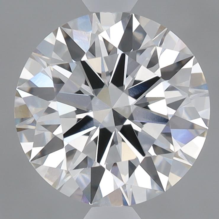 2.73 Carat Round Lab Diamond with  Cut Diamond in 14KT  view 1
