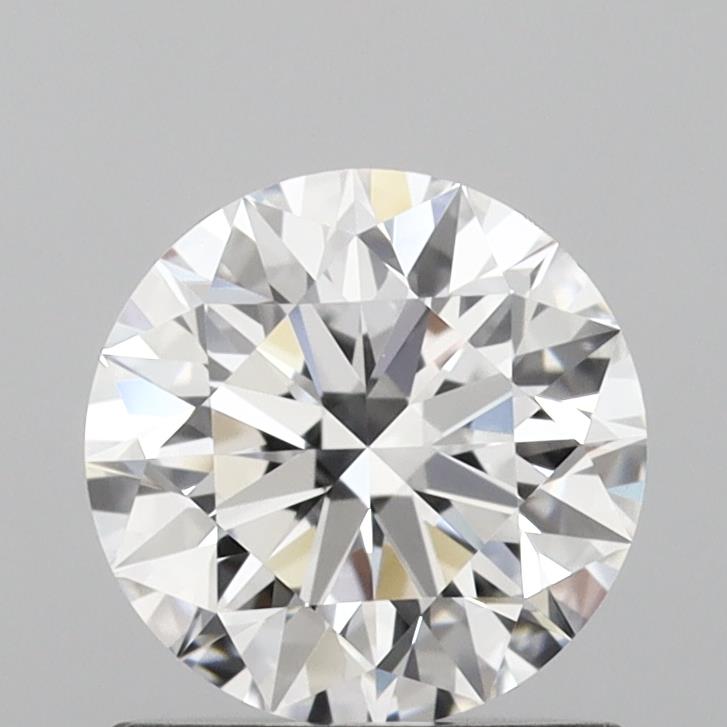 1.05 Carat Round Lab Diamond & 1.05 Carat Round Lab Diamond with  Cut Diamond in 14KT  view 1
