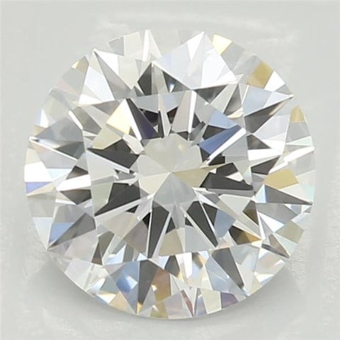 2.83 Carat Round Lab Diamond with  Cut Diamond in 14KT  view 1
