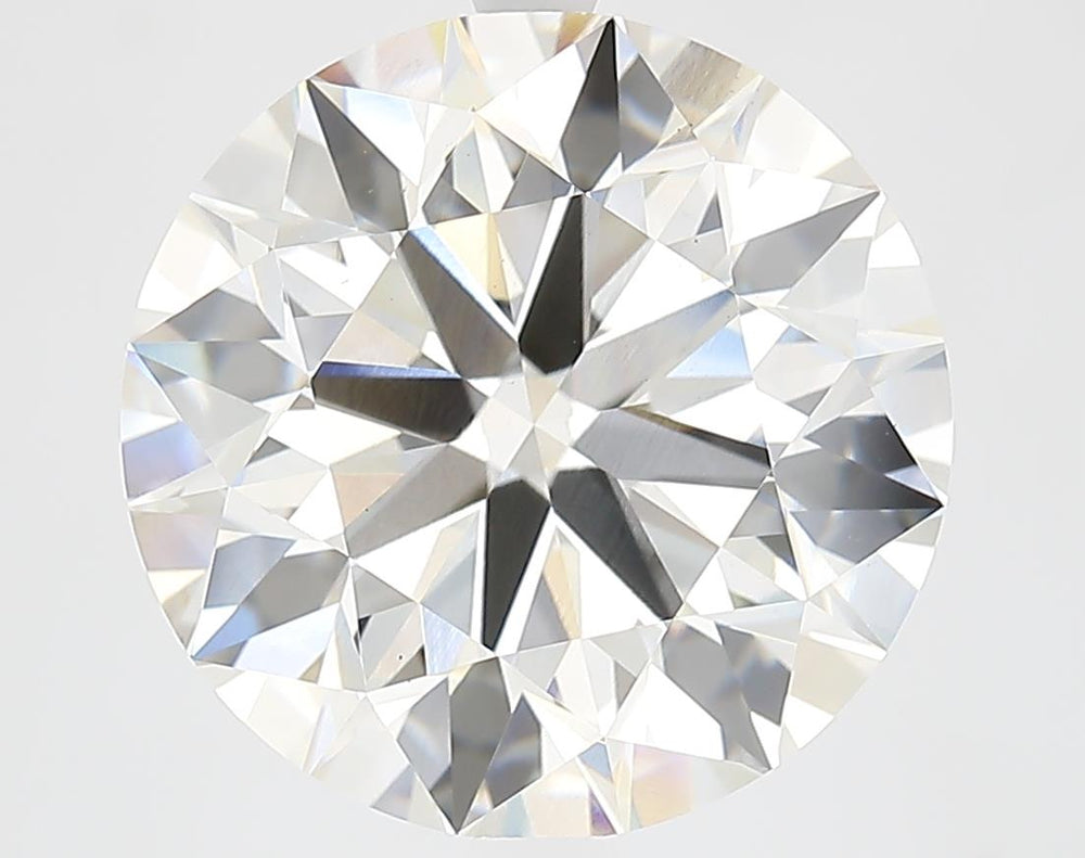 7.57 Carat Round Lab Diamond with  Cut Diamond in 14KT  view 1
