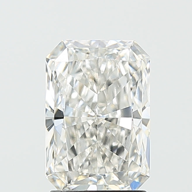 2.08 Carat Radiant Lab Diamond with  Cut Diamond in 14KT  view 1
