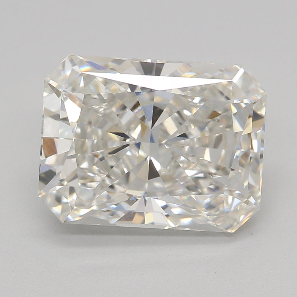 2.37 Carat Radiant Lab Diamond with  Cut Diamond in 14KT  view 1
