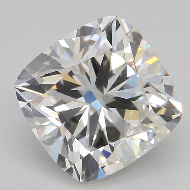 1.53 Carat Cushion Lab Diamond with  Cut Diamond in 14KT  view 1
