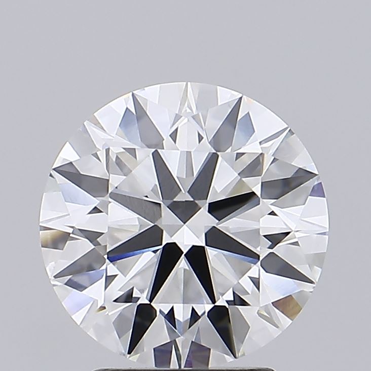 2.93 Carat Round Lab Diamond with  Cut Diamond in 14KT  view 1
