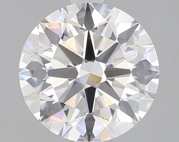 2.0 Carat Round Lab Diamond with  Cut Diamond in 14KT  view 1
